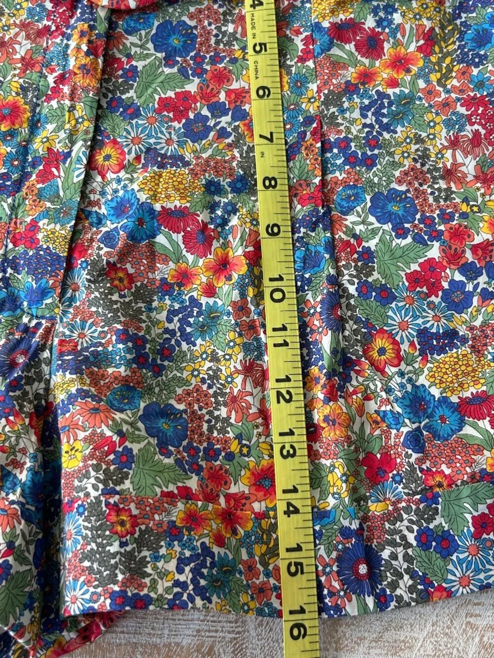 J Crew Liberty High-Waisted Floral Belted Women’s Shorts - Multicolor Size 4